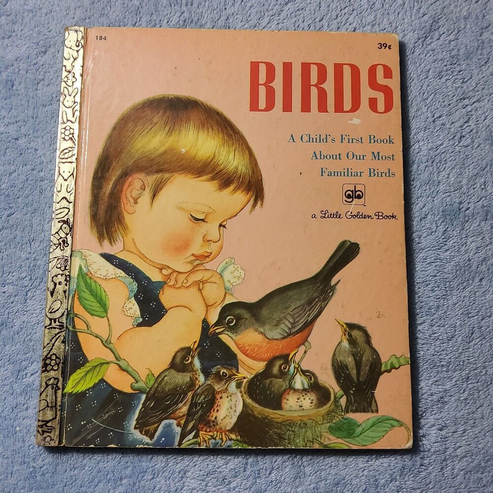 Vintage Little Golden Book Birds A Childs First Book About Our Most Familiar
